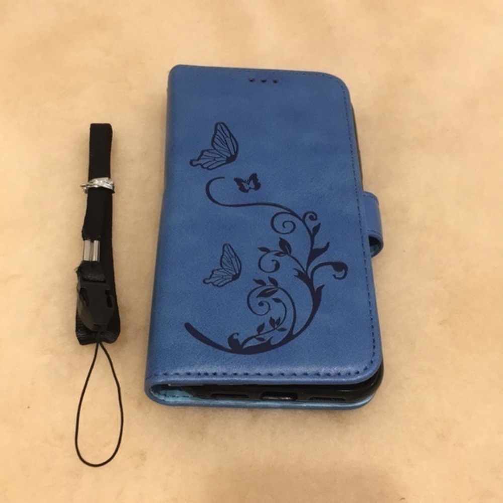 iPhone X  Blue Butterfly Case. New without tags